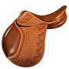 Premium Calf Leather Light Weight Golden Brown English Saddle