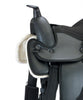Black D.D. Leather Western Saddle