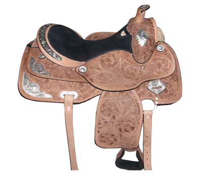 Designer Back/Brown Leather Saddle