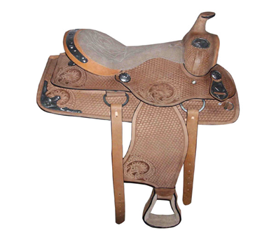 Designer Leather Roper Saddle