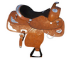 Fancy Silver Equitation Western Show Horse Saddle