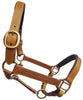 Fancy Stitched Padded DD Leather Halter